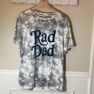 Men XL rad dad shirt- like new